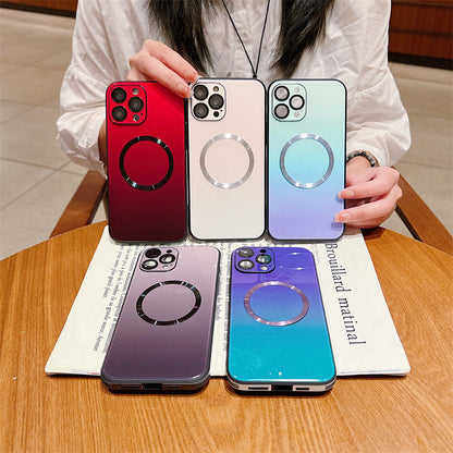 iPhone Magnetic Gradient Protective Case