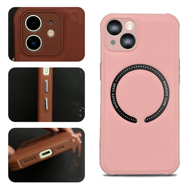 IPhone Magnetic Leather Case