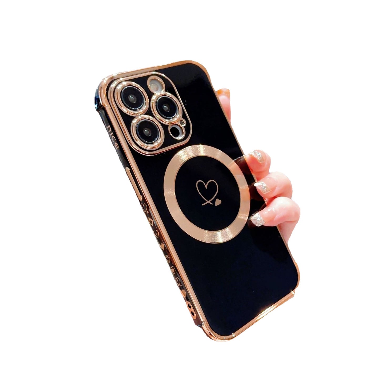 iPhone 15 Magnetic Nice Heart Case