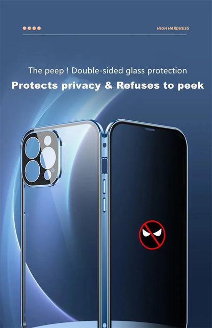 iPhone Magnetic 360° Privacy Case incl. Camera Protection